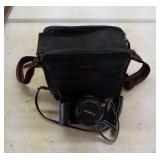 Canon EOS Rebel 35 mm camera and case