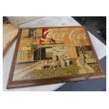 Large H Hargrove coca cola serigraph