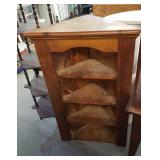 Pine corner cabinet