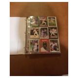 Baseball cards, book of many star players