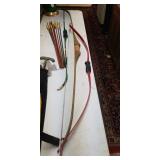 2 bows (Plyflex & Bear), arrows, no tips