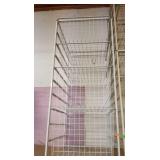 4 drawer wire basket storage unit