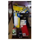 Lightbulbs, cleaning supplies, etc