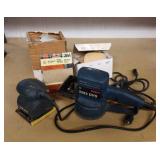 Bosch sander w/ Black & Decker palm sander