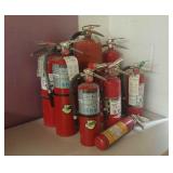 Fire extinguisher group