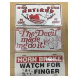 Humorous License Plates