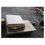 Stainless steel 4 foot cart