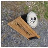 Mechanics creeper & Sears shop vac