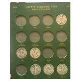 Walking liberty half dollar book 1916-1947 42