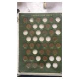 1909-1956 Lincoln penny book + extra