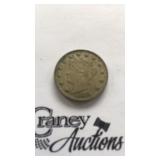 1883 V nickel "no cents" nice shape!