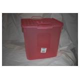 Pink Medium Sized Tote with Lid