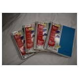 4-Pack Large Notebooks