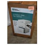 Steel File Cabinet - White