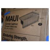 Maui Porcelain-Finished Steel Bathtub