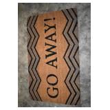 GO AWAY Door Mat