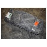 Shag Bath Mats Set of 4 Grey