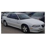 1995 PONTIAC GRAND AM 2 DOOR WHITE