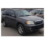 2005 MAZDA TRIBUTE SPORTS UTILITY SILVER