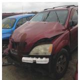 2003 KIA SORENTO SPORTS UTILITY RED