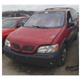 1999 PONTIAC OTHER VAN RED