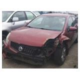 2008 NISSAN SENTRA 4 DOOR RED **