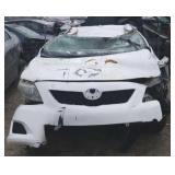 2010 TOYOTA COROLLA 4 DOOR WHITE