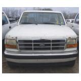 1992 FORD F150 PICK UP WHITE