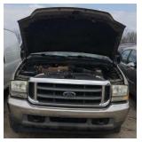 2003 FORD F250 PICK UP SILVER