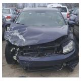 2012 VOLKSWAGEN EOS CONVERTIBLE BLUE