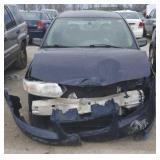 2007 SATURN ION 4 DOOR BLUE