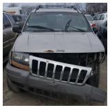 2000 JEEP GRAND CHER SPORTS UTILITY SILVER