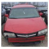 2003 CHEVROLET IMPALA 4 DOOR RED