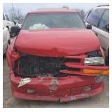 2001 CHEVROLET BLAZER SPORTS UTILITY RED
