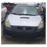 2001 TOYOTA CELICA HATCH BACK BLACK