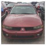 2002 MITSUBISHI GALLANT 4 DOOR RED