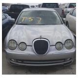2001 JAGUAR S-TYPE 4 DOOR SILVER