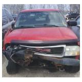 2003 GMC SONOMA PICK UP RED **