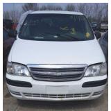 2003 CHEVROLET VENTURE VAN WHITE