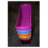 Plastic Organizing Totes 6-Pack