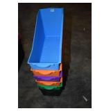 Plastic Organizing Totes 6-Pack