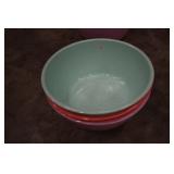 Medium Sized Plastic Bowls Set of three