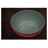Medium Sized Plastic Bowls Set of three