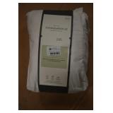 White queen sheet set