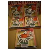 5-Pack Lighted Decor Stars