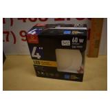 Globe 60w 4" LED Recessed Light Kit