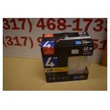 Globe 60w 4" LED Recessed Light Kit