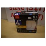 Globe 60w 4" LED Recessed Light Kit