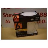 Globe 65w 6" LED Recessed Light Kit