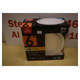Globe 65w 6" LED Recessed Light Kit